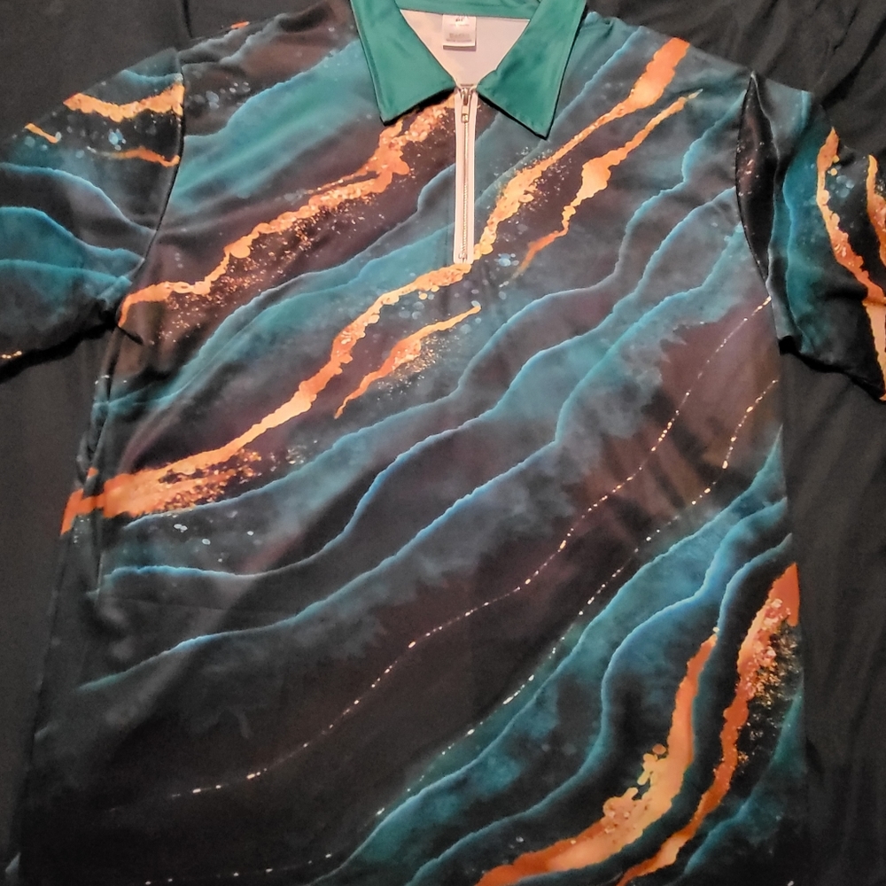 4 Zipper Golf Shirts 2XL